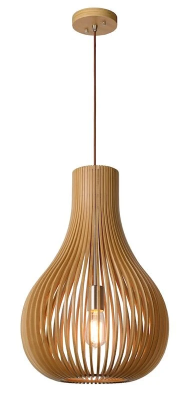 Lucide Bodo Riippuvalaisin 38 Cm Vaalea Puu 1 Lucide Bodo Riippuvalaisin 38 Cm Vaalea Puu