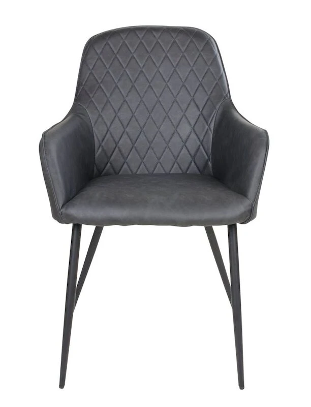 House Nordic Harbo Nojatuoli, Harmaa PU-keinonahka 5 House Nordic Harbo Nojatuoli, Harmaa PU-keinonahka - Image 5