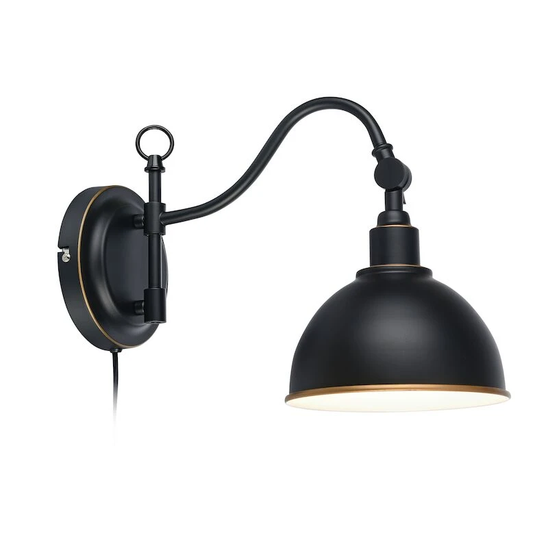 Markslöjd Ekelund Seinävalaisin Musta 1 Markslöjd Ekelund Seinävalaisin Musta