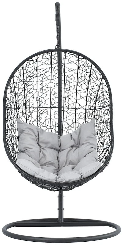 Skagen Riippukeinu Ja Teline Musta, Vaaleanharmaa Pehmuste 2 Skagen Riippukeinu Ja Teline Musta, Vaaleanharmaa Pehmuste - Image 2