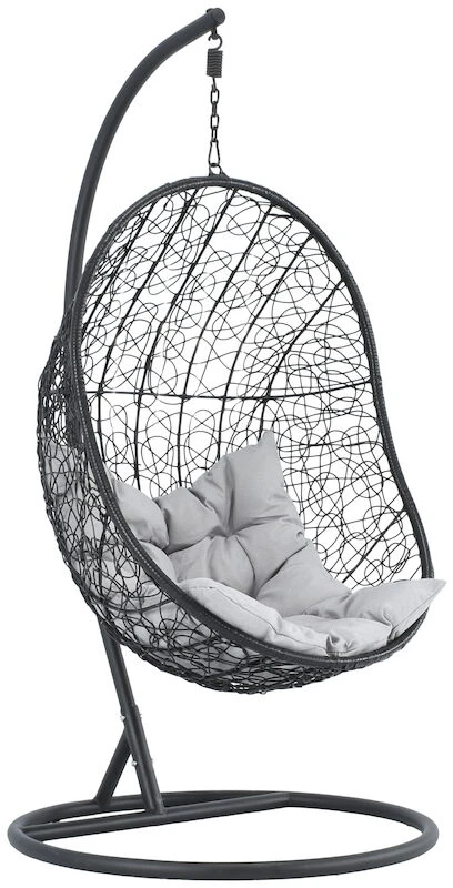 Skagen Riippukeinu Ja Teline Musta, Vaaleanharmaa Pehmuste 5 Skagen Riippukeinu Ja Teline Musta, Vaaleanharmaa Pehmuste - Image 5