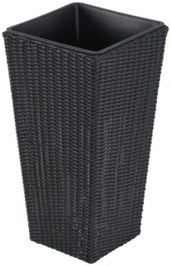 Kartio Polyrottinki Kukkaruukku 70 Cm Musta