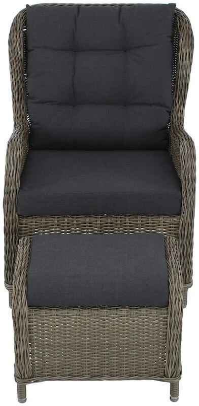 Butter Nojatuoli Ja Rahi Luonnonväri/ Musta 4 Butter Nojatuoli Ja Rahi Luonnonväri/ Musta - Image 4