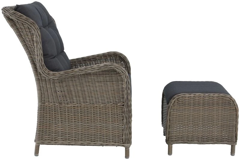 Butter Nojatuoli Ja Rahi Luonnonväri/ Musta 5 Butter Nojatuoli Ja Rahi Luonnonväri/ Musta - Image 5