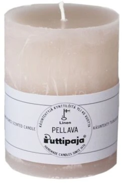 Puttipaja Läpivärjätty Tuoksukynttilä 10 Cm Pellava