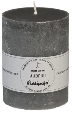 Puttipaja Läpivärjätty Tuoksukynttilä 10 Cm Ajopuu