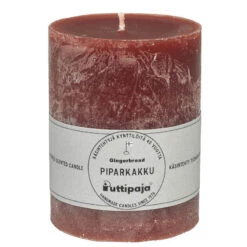 Puttipaja Läpivärjätty Tuoksukynttilä 10 Cm Piparkakku