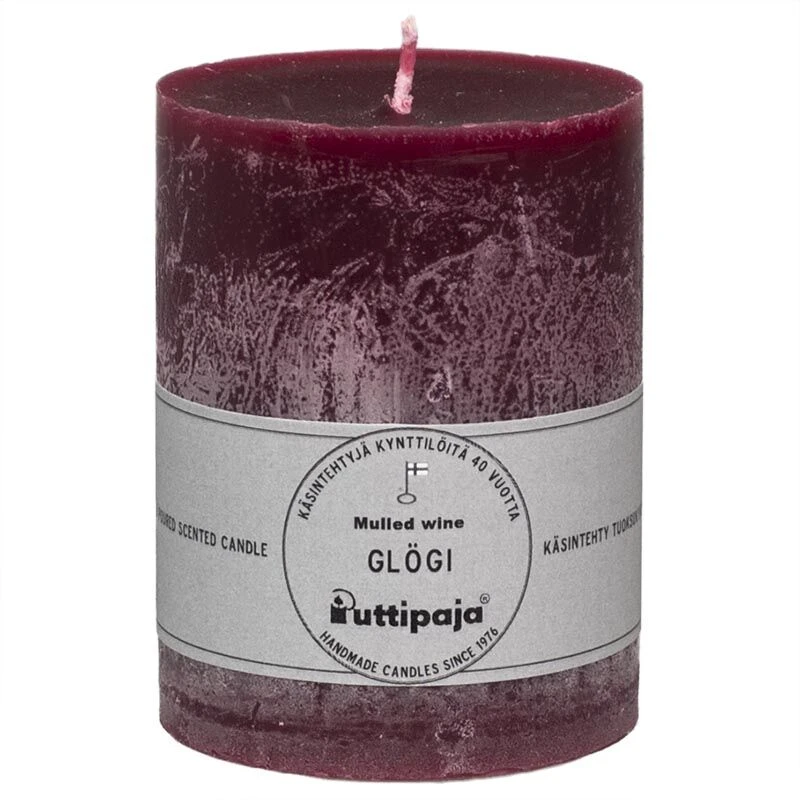Puttipaja Läpivärjätty Tuoksukynttilä 10 Cm Glögi 2 Puttipaja Läpivärjätty Tuoksukynttilä 10 Cm Glögi - Image 2
