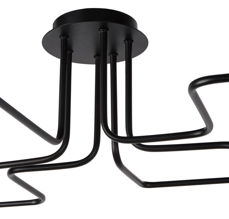 Lucide Lester Riippuvalaisin 6-osainen Musta 4 Lucide Lester Riippuvalaisin 6-osainen Musta - Image 4