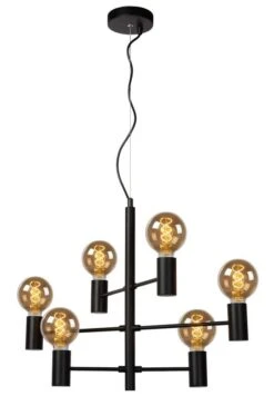 Lucide Leanne Riippuvalaisin 6-osainen Musta 11 Lucide Leanne Riippuvalaisin 6-osainen Musta -Yleinen Kotikauppa 21421 06 30 5