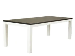 Vuono Pöytä 100x220 Valkoinen/tummanharmaa 5 Vuono Pöytä 100x220 Valkoinen/tummanharmaa -Yleinen Kotikauppa 24806