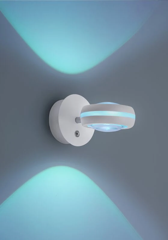 Trio WiZ Vista LED-älyseinävalaisin RGB Valkoinen 2 Trio WiZ Vista LED-älyseinävalaisin RGB Valkoinen - Image 2