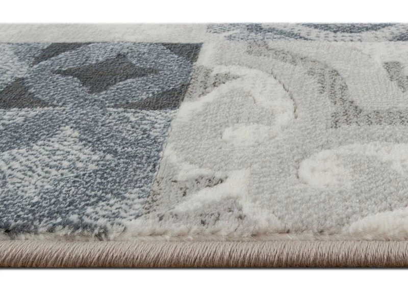 K/M Torino Piastrella Matto 160x230 Cm Sininen 1 K/M Torino Piastrella Matto 160x230 Cm Sininen