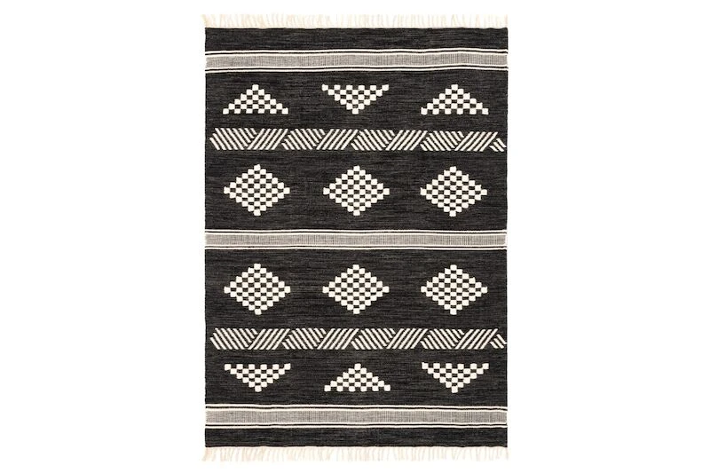 4Living Inari Villamatto 140x200 Cm Musta/valkoinen 4 4Living Inari Villamatto 140x200 Cm Musta/valkoinen - Image 4