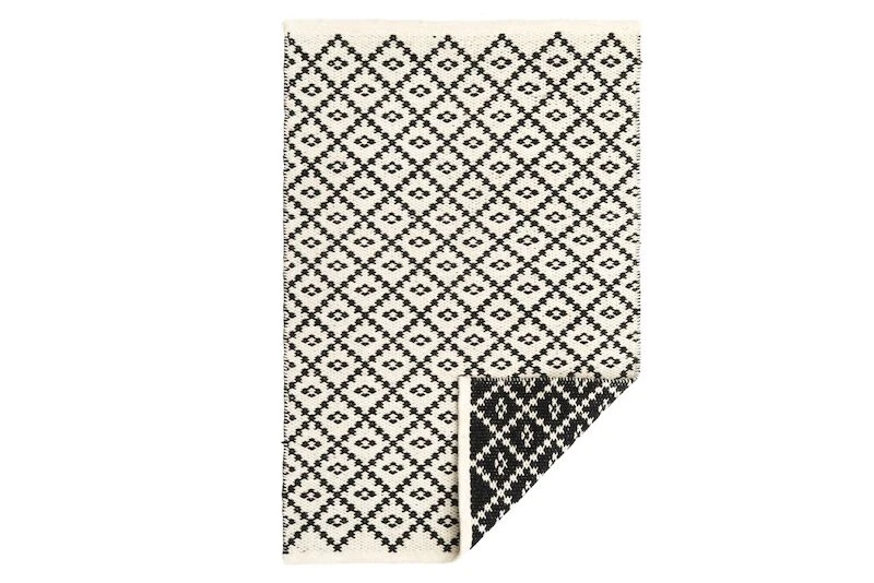 4Living Huurre Kaksipuolinen Villamatto 80x200 Cm Musta/valkoinen 1 4Living Huurre Kaksipuolinen Villamatto 80x200 Cm Musta/valkoinen