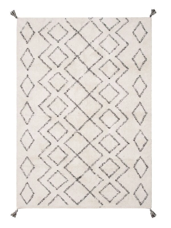 Fanni K Hanki Puuvillamatto 80x200 Cm Valkoinen/musta 3 Fanni K Hanki Puuvillamatto 80x200 Cm Valkoinen/musta - Image 3