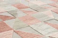 4Living Savoy Viskoosimatto 200x290 Cm Harmaa/roosa