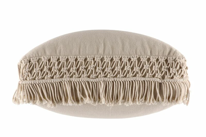 Fanni K Macrame Lattiatyyny 60x60 Cm Luonnonvalkoinen 5 Fanni K Macrame Lattiatyyny 60x60 Cm Luonnonvalkoinen - Image 5