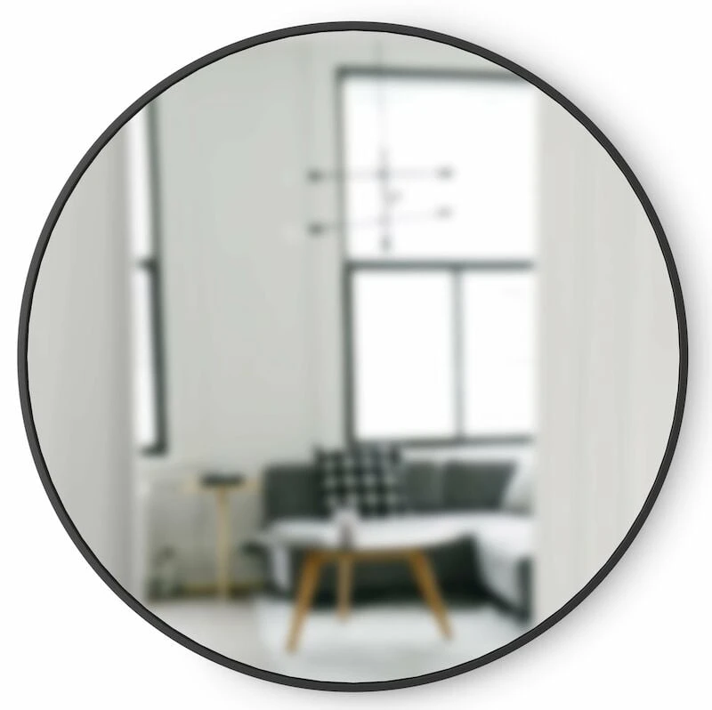 Umbra Hub Pyöreä Peili Ø94 Cm Musta 6 Umbra Hub Pyöreä Peili Ø94 Cm Musta - Image 6