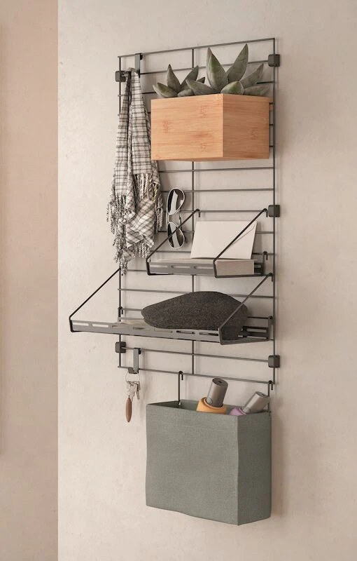 Metaltex Mural Seinäritilä 43x68 Cm Musta 5 Metaltex Mural Seinäritilä 43x68 Cm Musta - Image 5