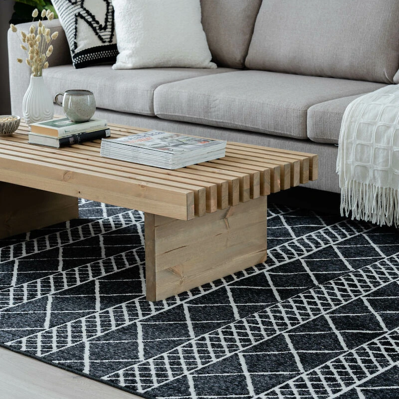 4Living Zen Matto 160x230 Cm Musta 2 4Living Zen Matto 160x230 Cm Musta - Image 2