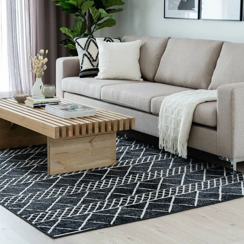 4Living Zen Matto 160x230 Cm Musta 4 4Living Zen Matto 160x230 Cm Musta - Image 4