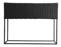 Outfit Kesäkukka Kukkateline 66x54x24 Cm Musta Polyrottinki/metalli