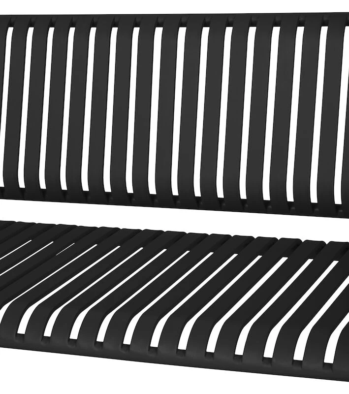 Envy Stella Puutarhapenkki 140x56 Cm Musta 2 Envy Stella Puutarhapenkki 140x56 Cm Musta - Image 2