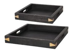 4Living Roots Tarjotin 2 Kpl Musta 9 4Living Roots Tarjotin 2 Kpl Musta -Yleinen Kotikauppa 4Living20Roots20tarjotin 1