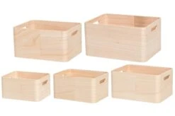 4Living Puulaatikko 5 Kpl Luonnonväri 9 4Living Puulaatikko 5 Kpl Luonnonväri -Yleinen Kotikauppa 4Living20puulaatikko205kpl20setti 1
