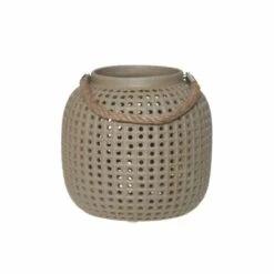 4Living Pisa Lyhty Ø16,5x16 Cm Hiekka 7 4Living Pisa Lyhty Ø16,5x16 Cm Hiekka -Yleinen Kotikauppa 4Living Pisa lyhty O165x16 cm hiekka