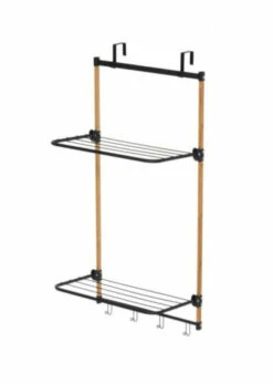 4Living Bambukuivausteline Oveen 45x28x100 Cm Musta/luonnonväri 7 4Living Bambukuivausteline Oveen 45x28x100 Cm Musta/luonnonväri -Yleinen Kotikauppa 4Living bambukuivausteline oveen