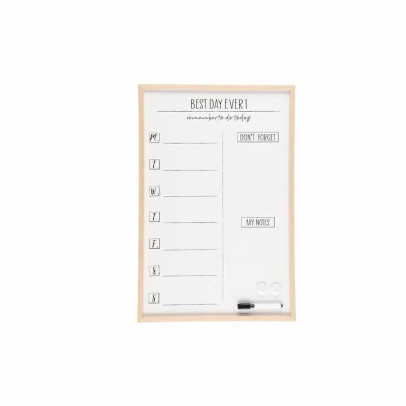 4Living Muistitaulu 40x60 Cm Valkoinen, Luonnonväri Kehys 1 4Living Muistitaulu 40x60 Cm Valkoinen, Luonnonväri Kehys