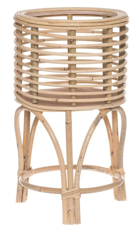 4Living Rottinki Kukkateline Pyöreä 48 Cm Luonnonväri 1 4Living Rottinki Kukkateline Pyöreä 48 Cm Luonnonväri