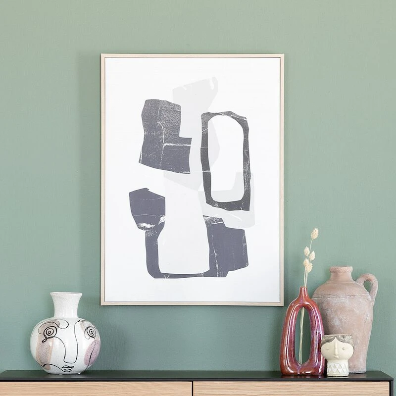 4Living Abstrakti Taulu 50x70 Cm Beige 2 4Living Abstrakti Taulu 50x70 Cm Beige - Image 2