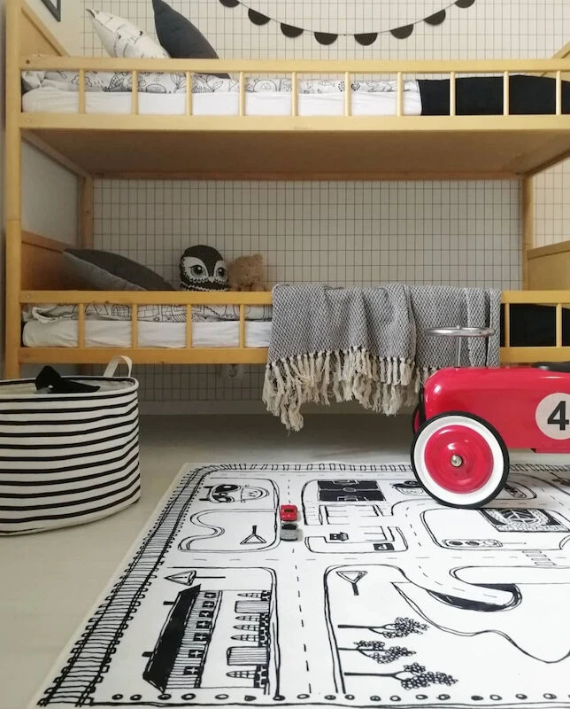 4Living Liikennematto 100x150 Cm Mustavalkoinen 5 4Living Liikennematto 100x150 Cm Mustavalkoinen - Image 5