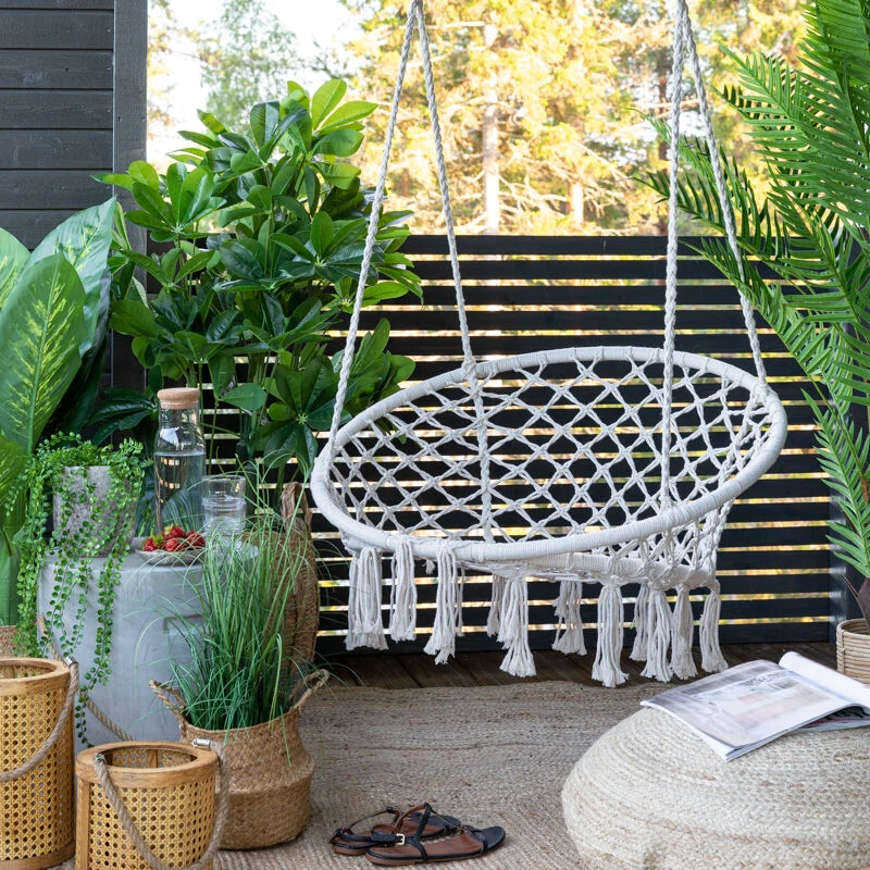 4living Boho Riipputuoli 80cm Valkoinen 3 4living Boho Riipputuoli 80cm Valkoinen - Image 3