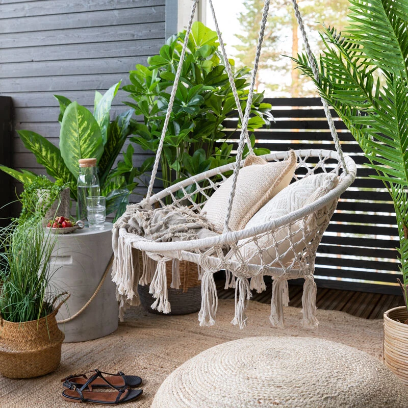 4living Boho Riipputuoli 80cm Valkoinen 5 4living Boho Riipputuoli 80cm Valkoinen - Image 5