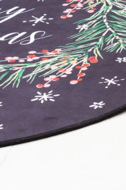 4Living Kranssi Matto 100 Cm Tummansininen/vihreä