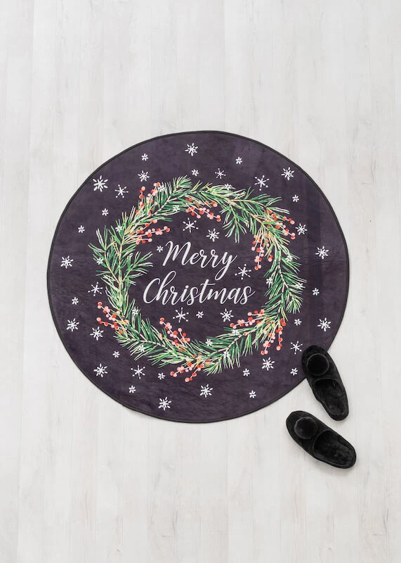 4Living Kranssi Matto 100 Cm Tummansininen/vihreä 2 4Living Kranssi Matto 100 Cm Tummansininen/vihreä - Image 2