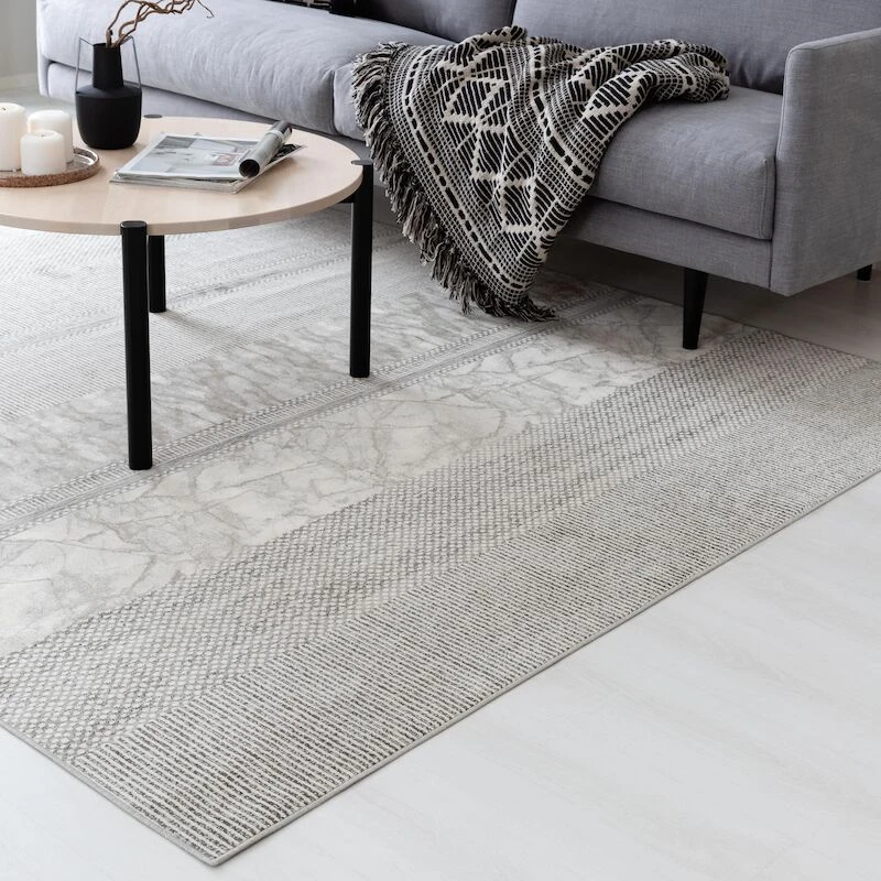 Marble Matto 135x195 Cm Harmaa 2 Marble Matto 135x195 Cm Harmaa - Image 2