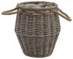 4Living Pajukori Juuttikahvoilla Pyöreä Ø26 Cm Ruskea