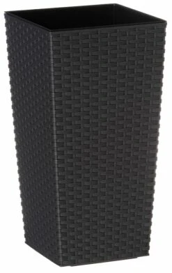 4Living Rattan Ruukku Harmaa 25x25x46,5 Cm 3 4Living Rattan Ruukku Harmaa 25x25x46,5 Cm -Yleinen Kotikauppa 4living rattan 25x25 ruukku harmaa