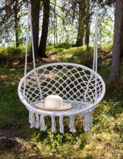 4living Boho Riipputuoli 80cm Valkoinen