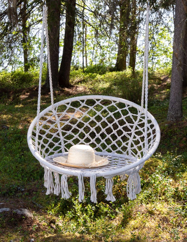 4living Boho Riipputuoli 80cm Valkoinen 1 4living Boho Riipputuoli 80cm Valkoinen