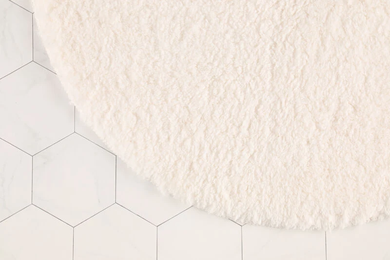 4Living Solid Kylpyhuoneenmatto 70 Cm Valkoinen 3 4Living Solid Kylpyhuoneenmatto 70 Cm Valkoinen - Image 3