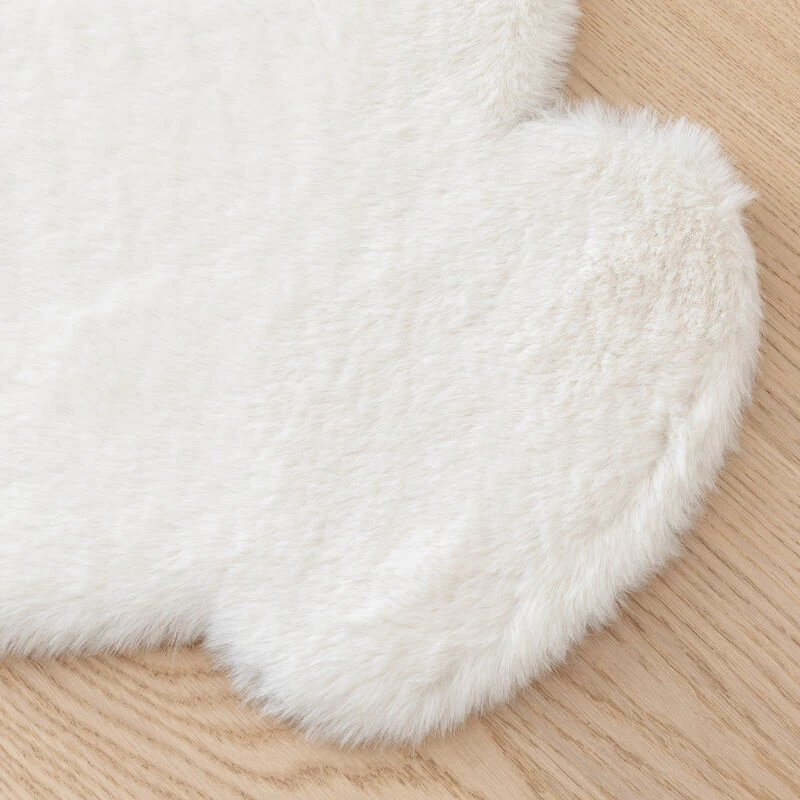 4Living Teddy Matto 67x90 Cm Valkoinen 2 4Living Teddy Matto 67x90 Cm Valkoinen - Image 2