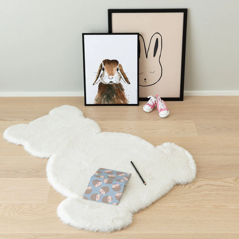 4Living Teddy Matto 67x90 Cm Valkoinen 3 4Living Teddy Matto 67x90 Cm Valkoinen - Image 3