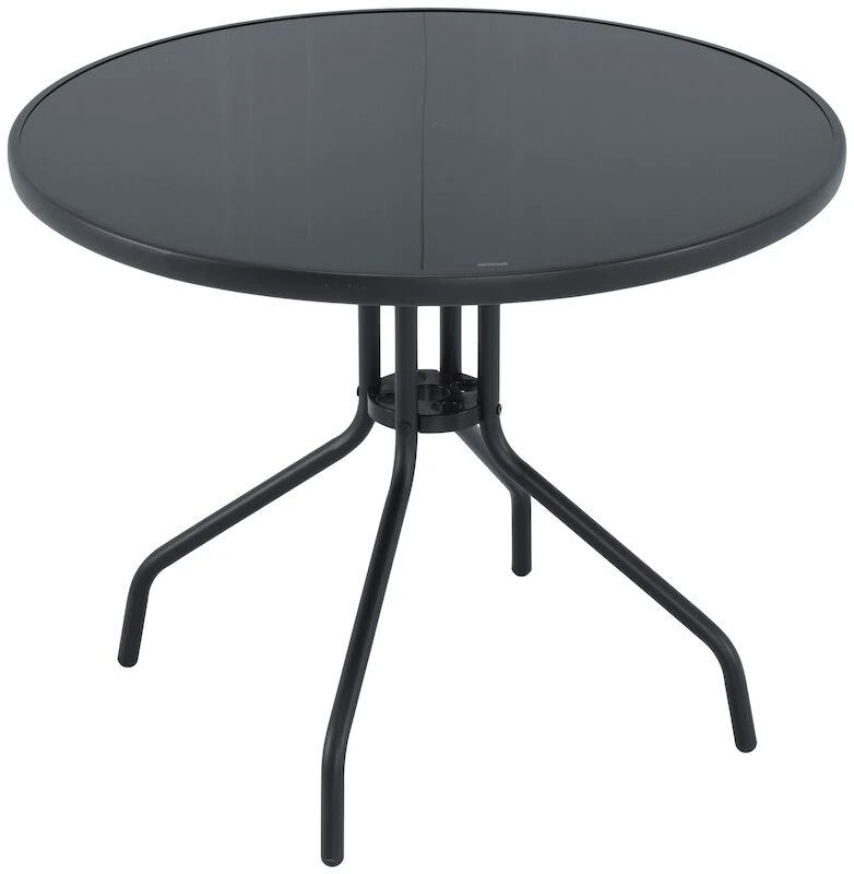 Cafe Puutarhapöytä Ø90cm Musta 1 Cafe Puutarhapöytä Ø90cm Musta