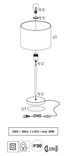 Trio Hotel Pöytävalaisin 1xE27 Musta 5 Trio Hotel Pöytävalaisin 1xE27 Musta -Yleinen Kotikauppa 511100102 kasaus 1